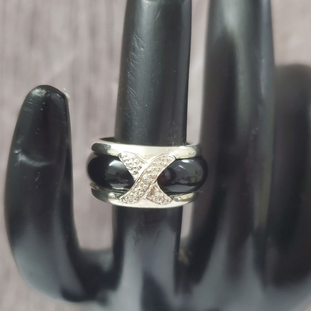 Sterling Silver 925 Interchangeable Jade Ring. - image 5